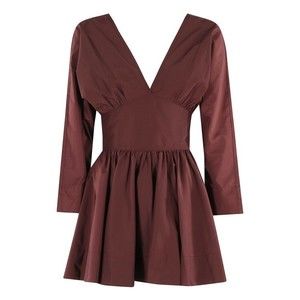 The Andamane Cacao Cotton Taffeta Winona Playsuit - NWT